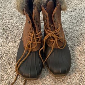Sperry all weather boots — sold on Mercari